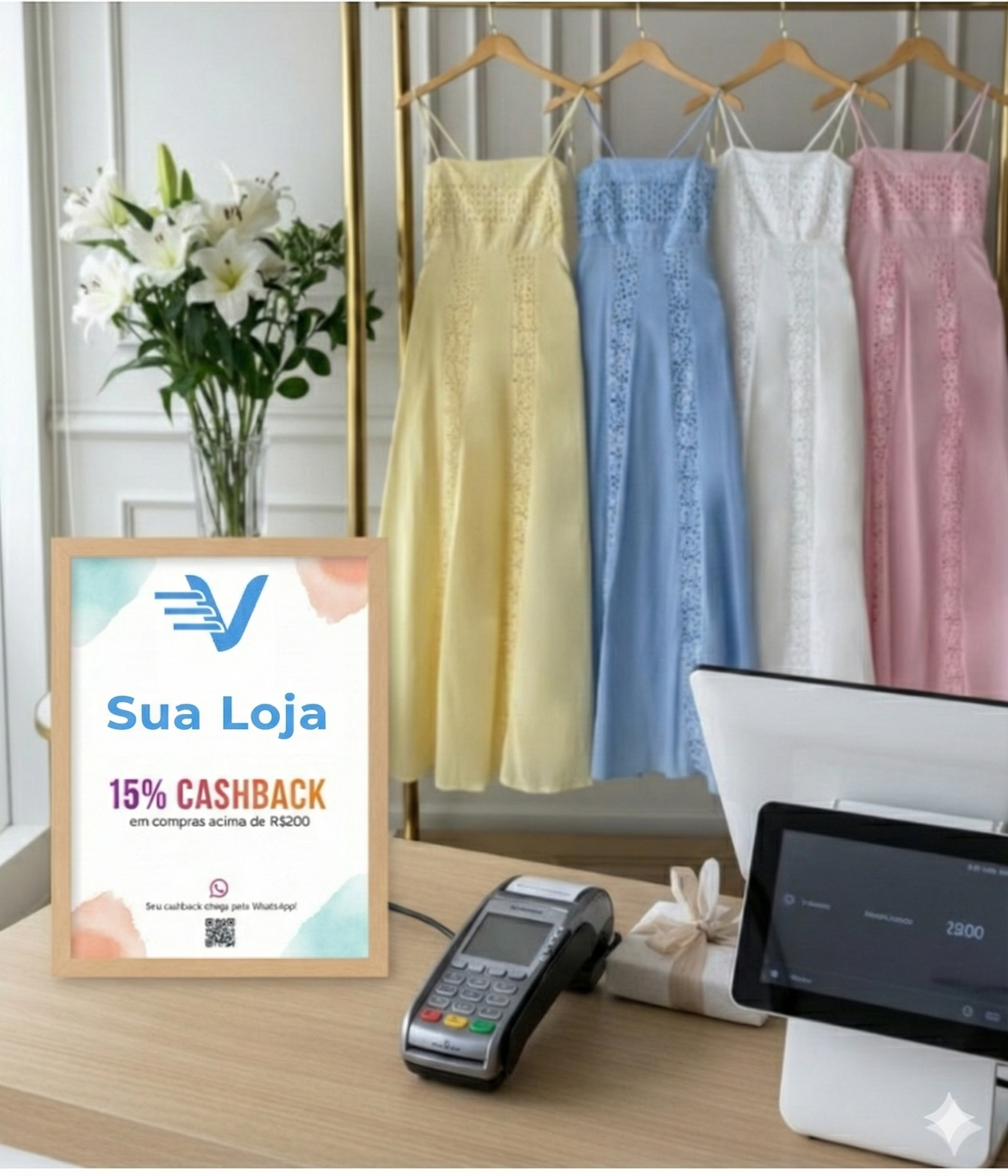 Display de Programa de Fidelidade na loja